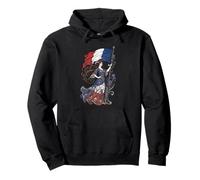 Porte-Drapeau de la liberté France Patrie - Art Nouveau français Sweat à Capuche