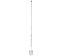 Porte-drapeau pour Voiture Magnétique, Mât Blanc en Acier Inoxydable | Installation Facile, Maintien Ferme, sans Traces, Support Compact pour Usage Automobile, Base Carrée Stable