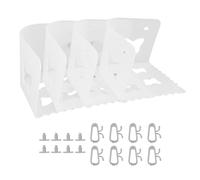 Porte-draps de lit Ensemble, 4 porte-draps d'angle de coin et attaches de draps de feuille de lit Élastique Brotte de fixation d'angle pour un ajustement de matelas sécurisé (Transparent)