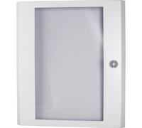Porte Eaton blanche avec fenêtre transparente et bouton rotatif - 292456