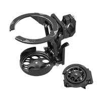 Porte-eau pour vélo - Support de tasse pliable | Cage rotative réglable | Pince universelle amovible, design rotatif anti-chute, construction ABS, support sécurisé pour les boissons, espace pliable