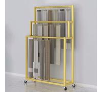 Porte-écharpes en métal sur pied, chariot vertical avec roulettes pour hijab, pantalons, jeans et tissus - Armoire élégante nizer