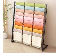 Porte-écharpes en soie sur pied, organiseur en métal à 10 niveaux pour vêtements, pantalons et ceintures, présentoir commercial pour usage commercial