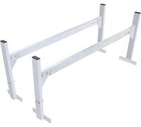 Porte-échelle de toit Porte-rail - 2 pièces 300-2060 mm Longueur réglable - Truck Rack - 150-230 mm Hauteur, 181 kg Capacité de charge - Porte-bagages camion Racks en alliage d'aluminium - Protection
