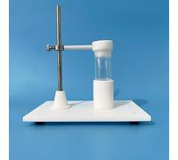 Porte-électrode de laboratoire, avec coupelle d'électrolyse de 25 ml | Base stable en PTFE, tige en acier de 6 mm, for des recherches électrochimiques précises.