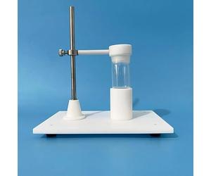 Porte-électrode de laboratoire, avec coupelle d'électrolyse de 25 ml | Base stable en PTFE, tige en acier de 6 mm, for des recherches électrochimiques précises.
