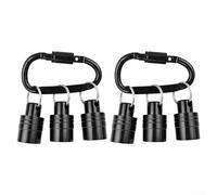 Porte-embout à tige SDS pour perceuse électrique - Lot de 2 barres d'extension en alliage d'aluminium avec porte-clés, outil de rangement d'embouts de tournevis pour forets à tige SDS