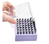 Porte-embout de meulage pour perceuse à ongles, récipient anti-poussière à 49 trous | Boîte de rangement pour outils à ongles | pour les femmes Polonais Passionné Amis Personnel Commercial Mai