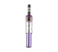 Porte-embout de tournevis à profondeur réglable avec construction en acier et prise en main stable pour une manipulation efficace des vis (court 70 mm)