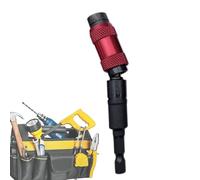 Porte-embout de tournevis | Accessoires de tournevis multi-angles, tige d'extension de recul portable 6,35 mm