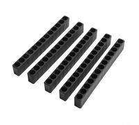 Porte-embout de tournevis, bande de rangement hexagonale de 6,35 mm pour accessoires de perceuse électrique, support de rangement en plastique souple pour éviter les pertes (13 trous)