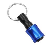 Porte-embout de tournevis hexagonal en acier de 6,35 mm - Changement rapide - Tige d'extension - Porte-clés - Adaptateur de douille - Outil porte-clés