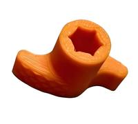 Porte-embout de tournevis Hexagonal en plastique, A | Construction en plastique haute résistance pour une fixation sécurisée dans un espace restreint, légère et portable