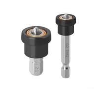 Porte-embout de tournevis magnétique de 2550 mm avec tige hexagonale de 6,35 mm pour le travail domestique permettant un placement précis des vis de cloison sèche avec perceuses électriques (25 mm)