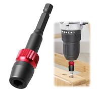 Porte-embout de verrouillage de 75 mm, support magnétique puissant de verrouillage d'impact, accessoire professionnel, extension de tournevis, porte-embout hexagonal à changement rapide, impact de