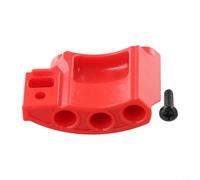 Porte-embout magnétique 12 V pour conducteur - Porte-outils avec rangement de vis intégré et aimant de base solide pour une rétention sûre des embouts, rouge (lot de 1)