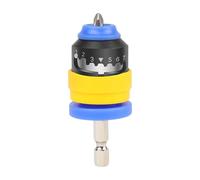 Porte-Embout Pour Perceuse - Support de Vis à 7 Niveaux de Réglage de Profondeur | Adaptateur à Douille Hexagonale pour Placo Garage Atelier Perceuse Visseuse Électrique
