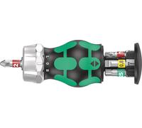 Porte-embouts à magasin KK Stubby Magasin RA 1 6 pces. à fente/PH/TORX® WERA