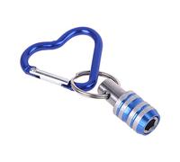 Porte-embouts de tournevis à tige de 6,35 mm - Adaptateur de vis - Libération rapide - Changement facile - Porte-clés - Accessoires d'outils à main - Pince à sertir - Lime - Râpes - Gouges - Marteau