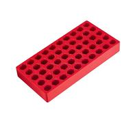 Porte-embouts hexagonal portable à 50 compartiments conçu pour une gestion efficace des outils et une mallette de rangement
