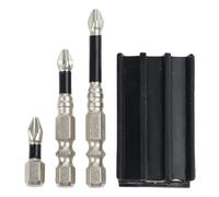 Porte-embouts magnétique pour visseuses et perceuses, construction flexible en silicone et métal, s'adapte aux embouts de 25 mm, 50 mm, 65 mm, outil professionnel pour charpentier, électricien