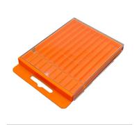 Porte-embouts robustes en polypropylène avec crochet pour montage mural, économie d'espace, résistant aux chocs pour une longue durée de vie, étui de rangement extractible