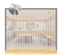 Porte en PVC imperméable pour garage et entrepôt givré et facile à installer, économe en énergie, résistant aux intempéries, idéal pour un usage commercial