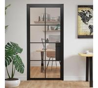 Porte en verre intérieure loft AKRON TRANSPARENT (gauche, 90x200 cm)