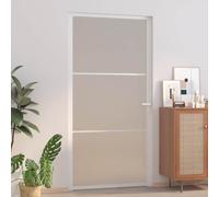 Porte en verre Noir Aluminium Décor intérieur Cadre de porte Paravent vidaXL vid