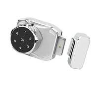 Porte en verre sans cadre de remplacement Push Pull coulissante sans clé électrique Mots de passe Entrée Antivol Sécurité Porte d'entrée