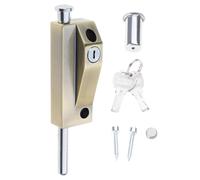 Porte encadrée en alliage d'aluminium avec barils verticaux épais, loquets à boulons, verre antivol pour la maison, le commerce, le plancher à ressort en bois