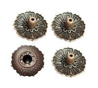 Porte-encens - 4 x Bols d'encens en Forme de | Accessoires décoratifs Vintage pour bâtons d'encens Yoga Spa