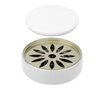 Porte-encens - ABS PP Fer 16x4.5cm | Porte- Anti-Moustique Détachable avec Séparateur | Boîte À Spirales Et Ignifuge pour L'aromathérapie Et comme À Moustiques, Usage Intérieur