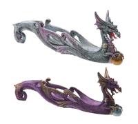 Porte-encens attrape-cendre Puckator Dark Legends Rose 10,5x30,5x5 cm