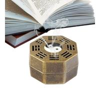 Porte-encens - Attrape-cendres - Style chinois, désodorisants pour la maison, ornement d'aromathérapie fait à la main, motif bon augure pour chambre à coucher