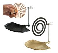 Porte-encens avec base stable - Élégant attrape-cendres - Accessoire de décoration pour le camping, la maison, la terrasse