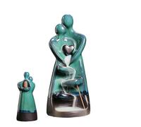 Porte-encens « Backflow » - Brûleur d'encens décoratif pour couple - Brûleur d'encens décoratif pour la décoration intérieure