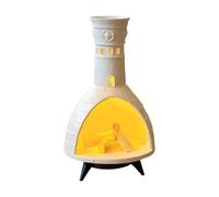 Porte-Encens,Brûleur d'Encens Compact à LED - Vintage à LED Style cheminée pour méditation intérieur Yoga Purification