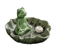 Porte-Encens,Brûleur d'Encens en Céramique Grenouille pour la Maison - Outil diffuseur de Parfum Multifonction pour la Cuisine, l'appartement, Le Restaurant et la Chambre
