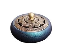 Porte-encens Brûleur d'encens en cuivre de Luxe, éclairage d'intérieur Domestique, Plaque rétro, Porte-encens Exquis