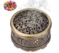Porte encens,Brûleur d'encens Vintage, Bol de brûleur d'encens à Reflux Vintage, Petit Encensoir Brûle Encens Porte-encenss Encensoir à Charbon pour Décoration Maison Bureau
