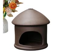Porte-encens - Brûleur en céramique, encens | Poove aromathérapie - Porte-Sauge pour brûler | Smudge Bowl - Catcher de Cendres en Laiton Amovible pour la Salle de Yoga de méditation