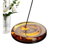 Porte-encens brûleur,Esthétiques pour méditation,Support d'aromathérapie avec vagues colorées | Pour anniversaire, maison, bureau, décoration de détente