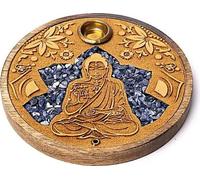 Porte-encens & Cônes Bouddha Sodalite -- 10cm