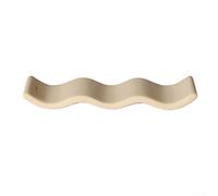 Porte-encens décoratif pour salon de thé zen 17 cm (HP1036-3CF) | Esthétique minimaliste, base large stable, s'adapte aux normes standard, 17 cm de long, finition blanche