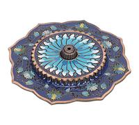 Porte-encens distinctif, Plaque en Alliage, Attrape Les Cendres pour la méditation, Le Yoga, la décoration Artisanale de la Maison