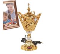 Porte-encens du Moyen-Orient,Brûleur d'encens électrique de Style Arabe en métal | Porte-encens au Charbon de Bois du Moyen-Orient pour Salon, décor d'hôtel