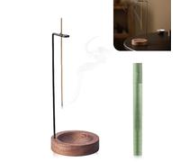 Porte-encens en bois à l'envers : Nizirioo Porte-encens en bois Porte-encens 40 bâtonnets d'encens Porte-encens Porte-encens pour Bâtonnets pour Zen Yoga Méditation