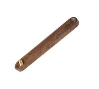 Porte-encens en bois naturel pour méditation et décoration de la maison, cérémonie, brûleur d'encens, porte-cendres