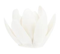 Porte-encens en céramique Blanc à 1 Trou, Base Artisanale de Lotus, Support pour bâtonnets d'encens, méditation et Yoga, décoration d'intérieur Classique
